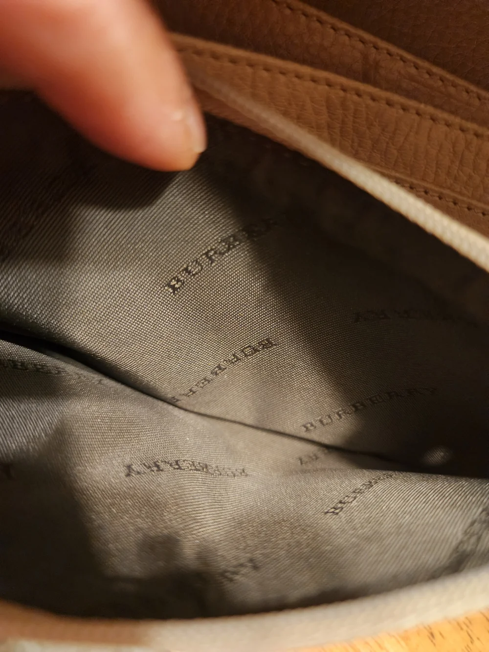 Burberry Smoked Check Continental Wallet